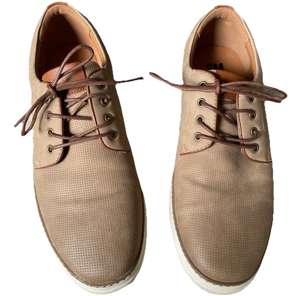 SM New York Other - SM New York Sneakers Shoes Men’s 11.5 Brown Leather Barnett Lace Tie Casual